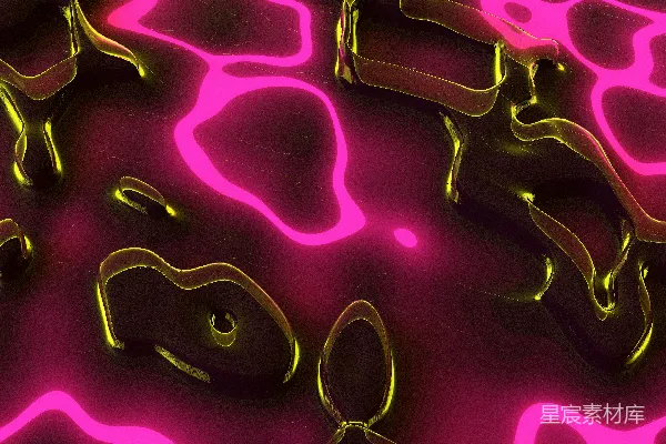高清摄影 粉色和黄色抽象背景中的马