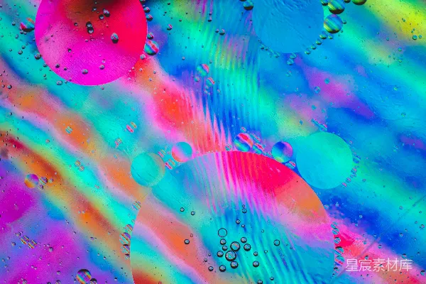 高清摄影 红色、绿色和黄色的抽象画