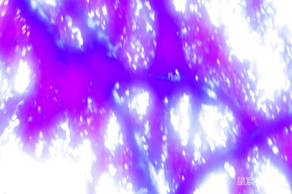 高清摄影 抽象的紫色和白色图案，带有发光的纹理。
