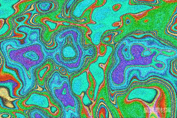 高清摄影 抽象多彩的流体形状和图案