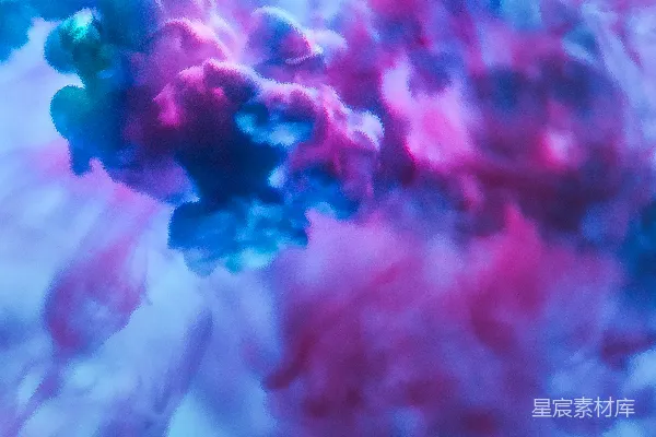 高清摄影 粉色和蓝色抽象画
