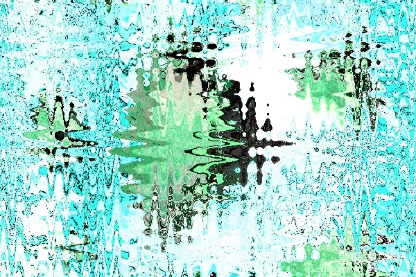 高清摄影 蓝色和绿色的波浪图案