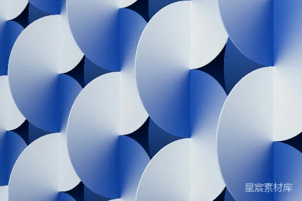 高清摄影 一个蓝白相间的墙上有一些圆圈。
