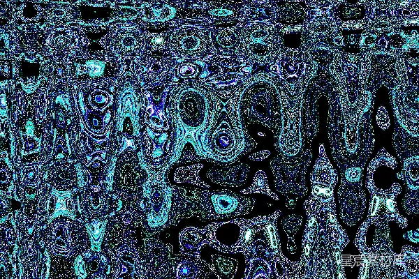 高清摄影 蓝色与黑色漩涡的抽象图案