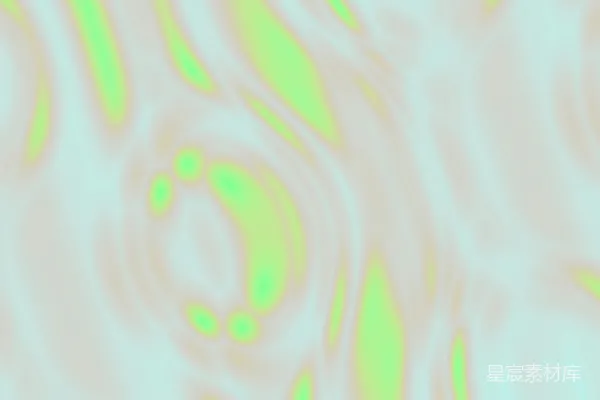 高清摄影 淡蓝色绿色背景上带有波浪形的浅绿色图案。