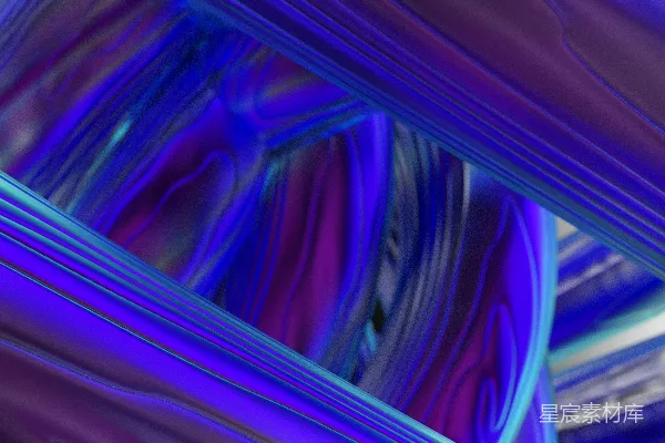 高清摄影 一个蓝色和紫色物体的特写。