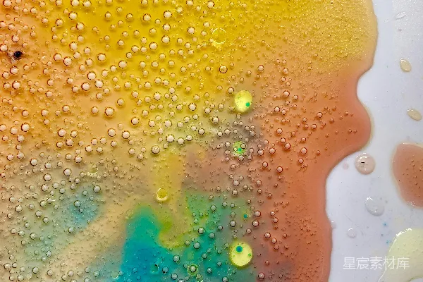 高清摄影 多彩的洒出的液体