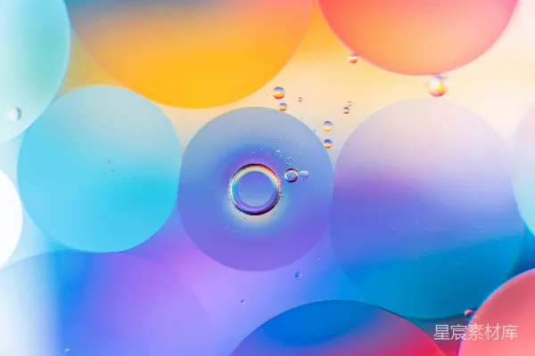 高清摄影 蓝色和白色气泡插图