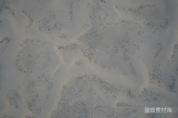 高清摄影 海中的沙子和水的空中俯瞰图