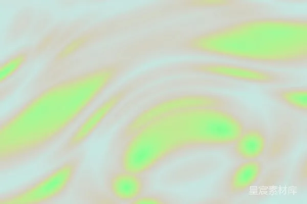 高清摄影 抽象背景，绿色和淡蓝色波浪状图案。