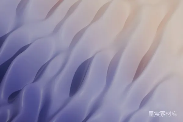 高清摄影 柔和的紫色和橙色渐变的波浪纹理