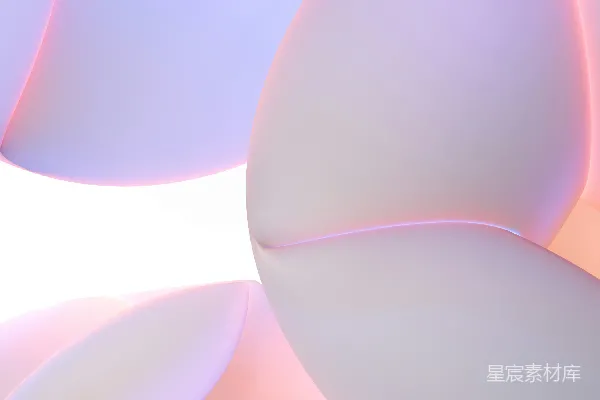 高清摄影 柔和的淡色球体，带有柔和的光芒。