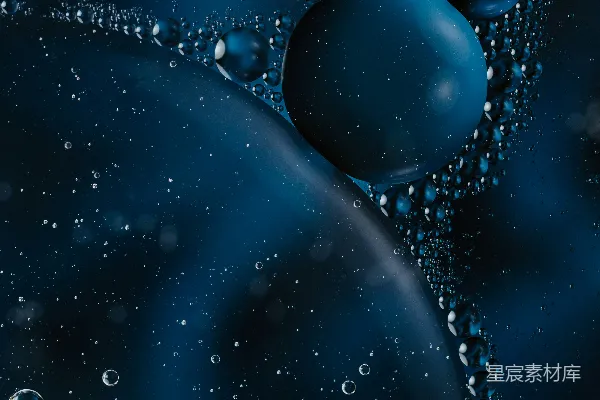 高清摄影 黑底特写水泡图