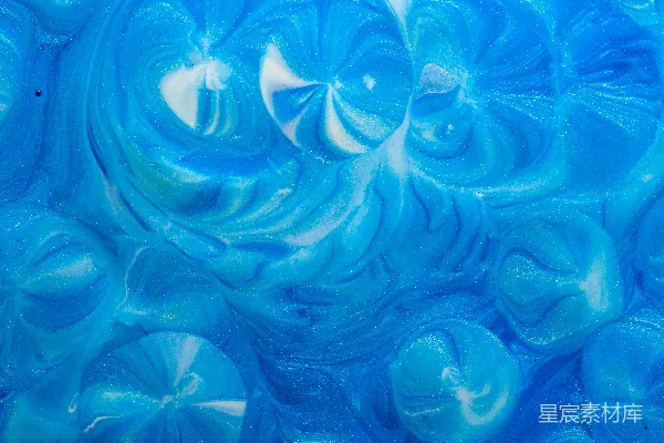 高清摄影 橙色和蓝色抽象画