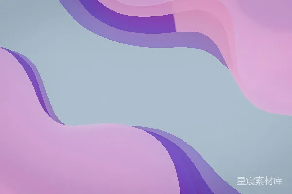 高清摄影 蓝色和粉色的背景，带有波浪状的形状。