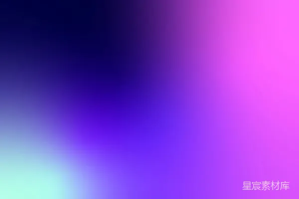 高清摄影 一片充满活力的蓝、紫和粉红色渐变色。