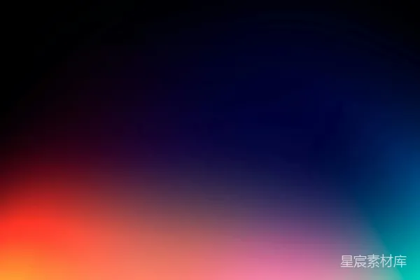 高清摄影 从红色渐变到蓝色，形成多彩的渐变效果。