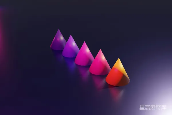 高清摄影 一组彩色的物体