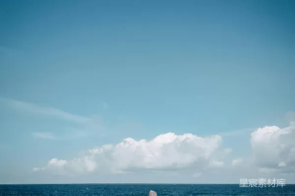 高清摄影 海上的白云