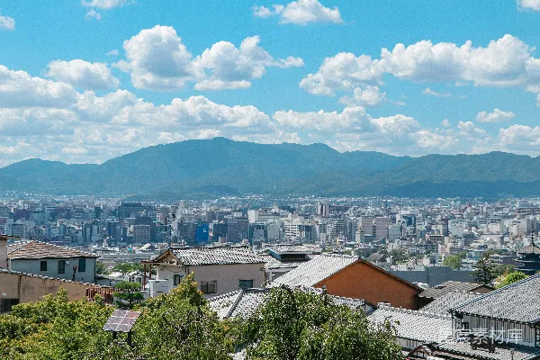 高清摄影 白天的航拍城市建筑图景
