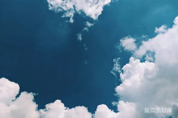 高清摄影 白云和蓝天