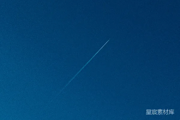 高清摄影 夜晚星空下的蓝天