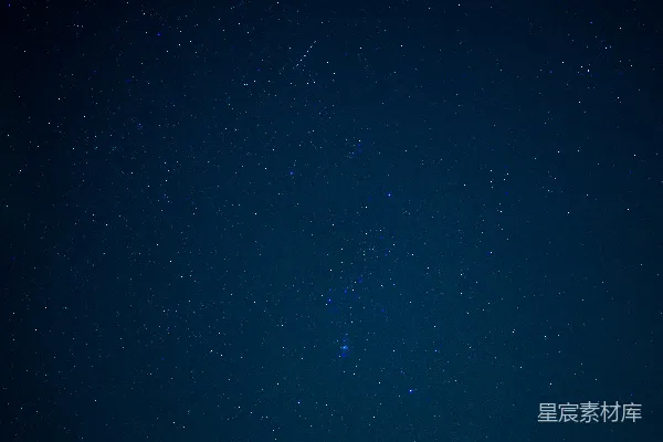 高清摄影 一个有星星和流星的夜空
