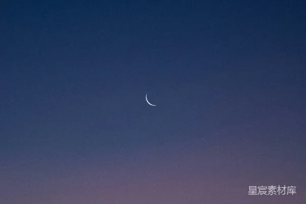 高清摄影 夜晚蓝天白云