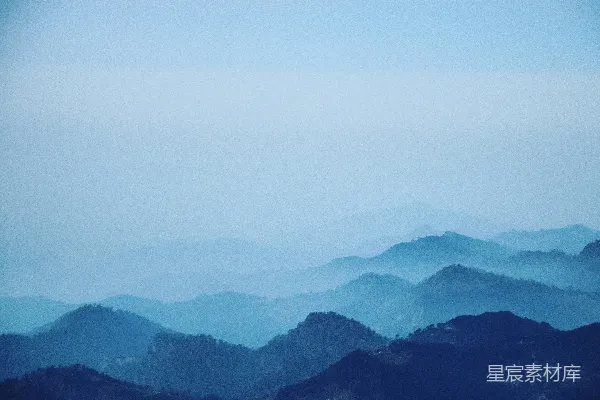 高清摄影 远处的山脉景色