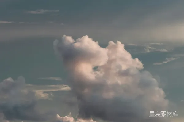 高清摄影 天空中的一群云
