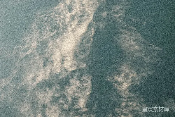 高清摄影 海洋波浪的空中视角