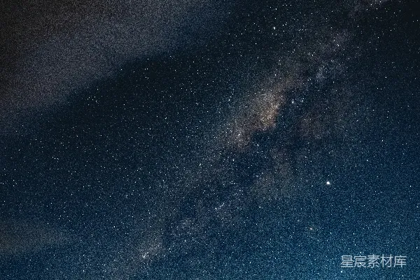 高清摄影 夜空中的星星和银河