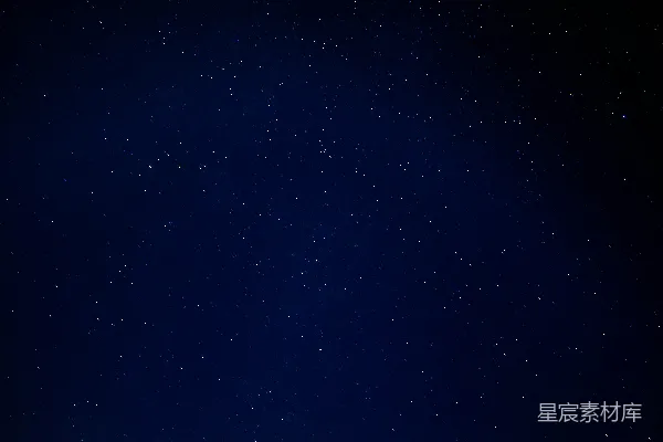 高清摄影 夜晚蓝天闪烁着星星