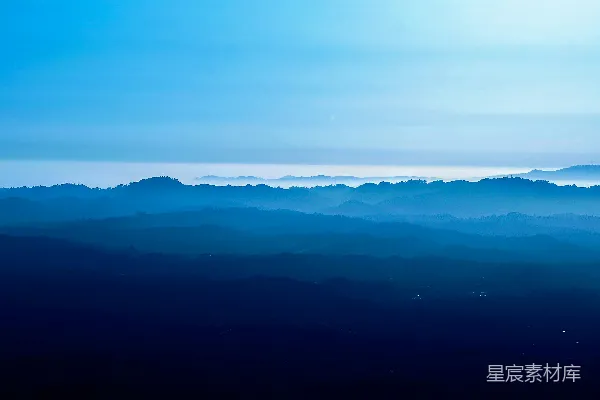 高清摄影 一座山脉的景色