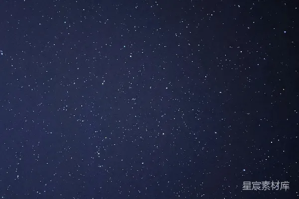 高清摄影 夜晚的蓝天上闪烁着星星