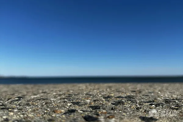 高清摄影 从地面看海滩的景色