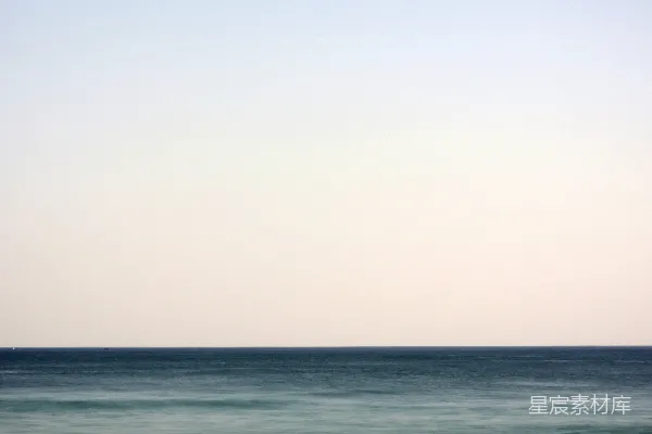 高清摄影 从海滩上看海景