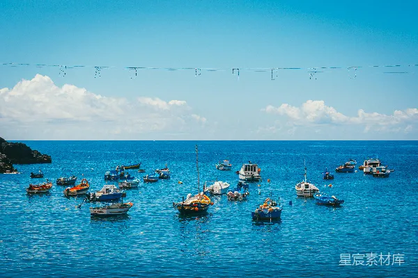 高清摄影 海上的船只