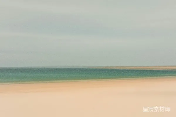 高清摄影 模糊的海滩和海洋照片
