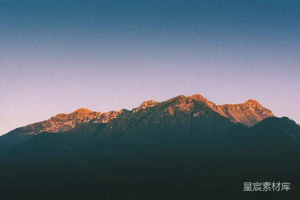 高清摄影 山和树