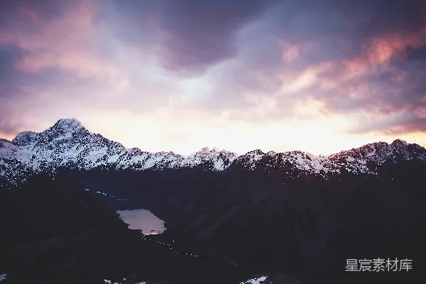 高清摄影 阿尔卑斯山的风景照