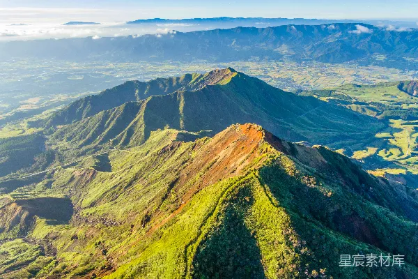高清摄影 绿色山地自行车