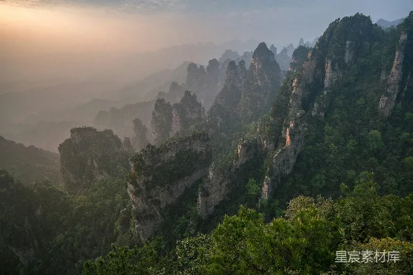 高清摄影 山脉的俯瞰图