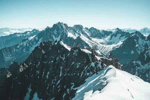 高清摄影 山地的鸟瞰摄影