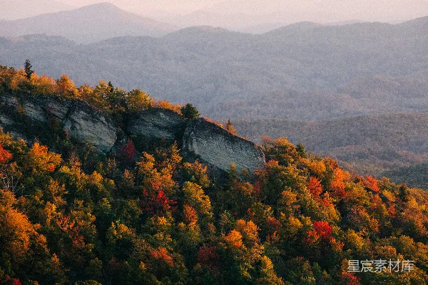 高清摄影 秋季山景