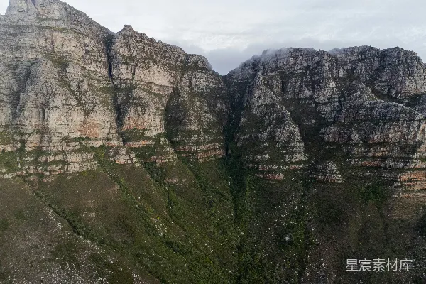 高清摄影 从飞机上看山脉的景象