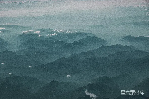 高清摄影 一座山脉的景观