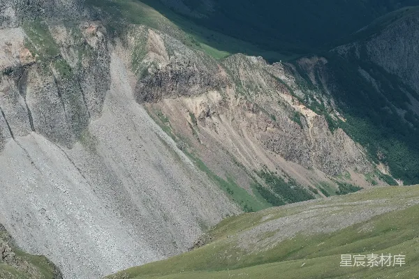 高清摄影 岩石山腰