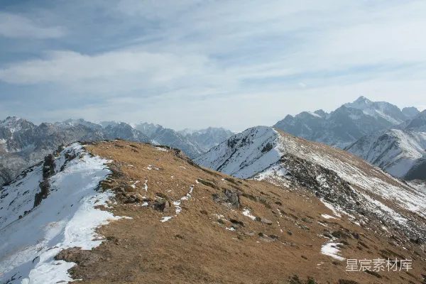 高清摄影 雪山山脉