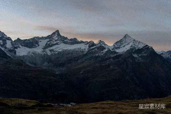 高清摄影 雪山山脉
